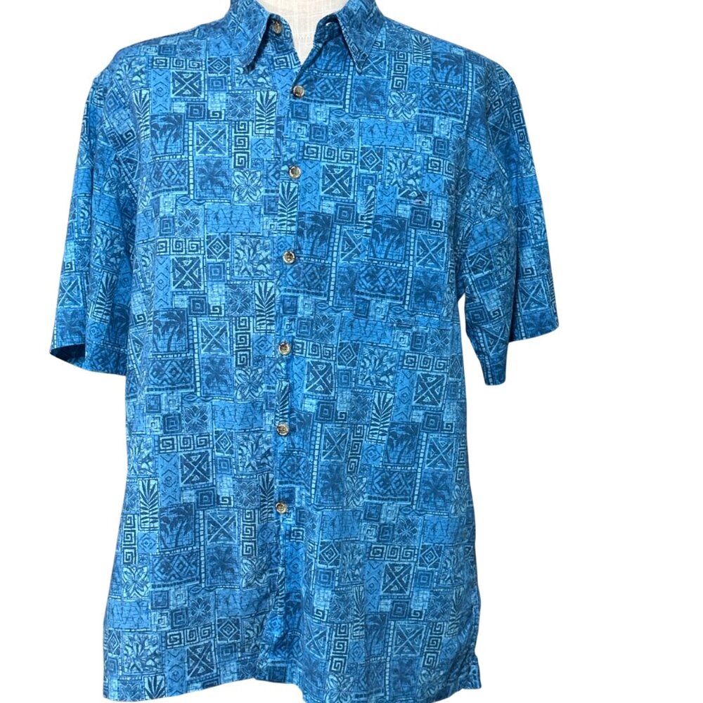 Casual Life Shirt - Size XL - Aztec / Hawaiian Short Sleeve Button Up